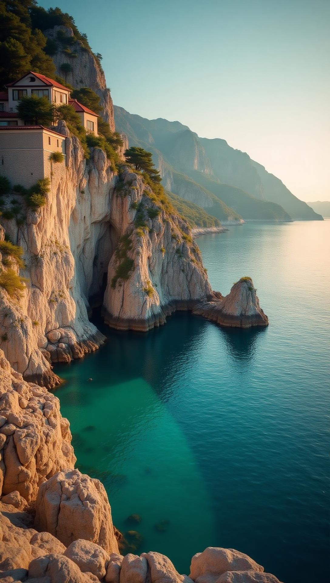 Scenic Balkan coastline